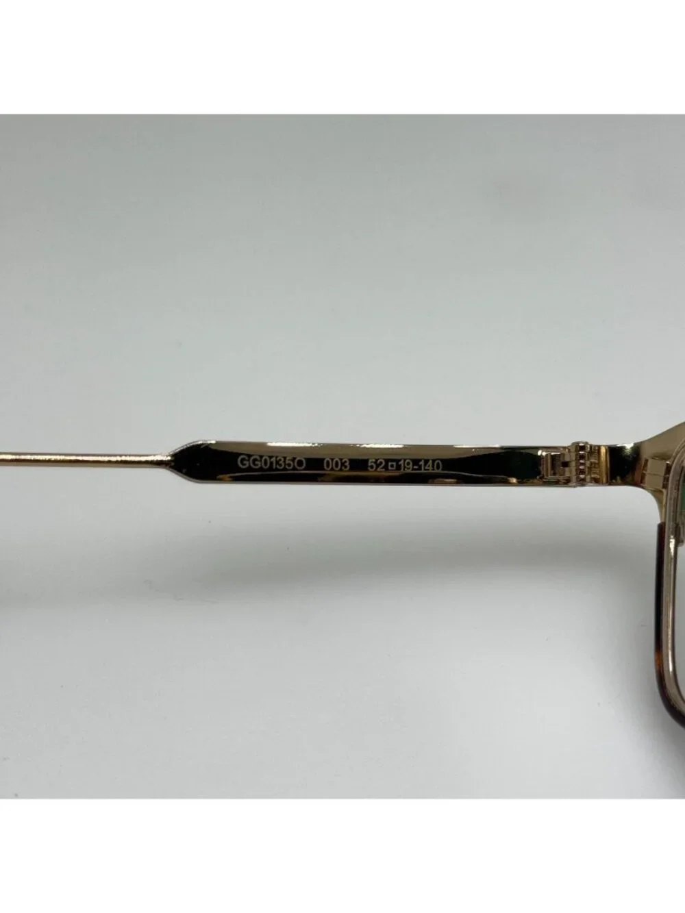 Gucci GG 0135O 003 Eyeglasses Eye Glasses Frames Italy 52-19-140